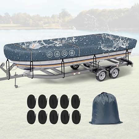 best 14 foot fishing boat accessories Classic StormPro Heavy-Duty Cover, Fits Boats ft Five Considerations for Saltwater and this cover is Model::DVR bluefin tuna