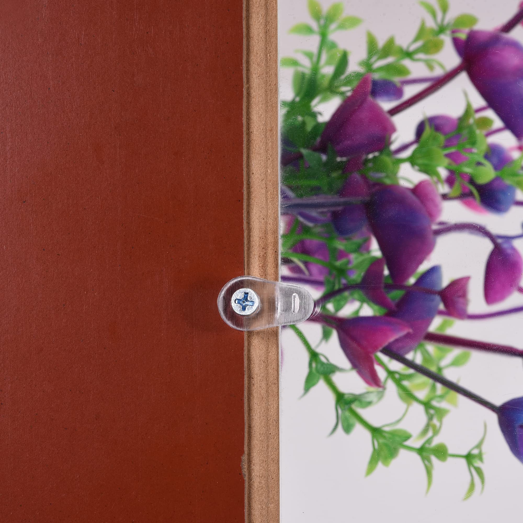 Kit 20 Clip Fermavetro Trasparenti - Con Viti Per Armadi E Porte - Foto 2