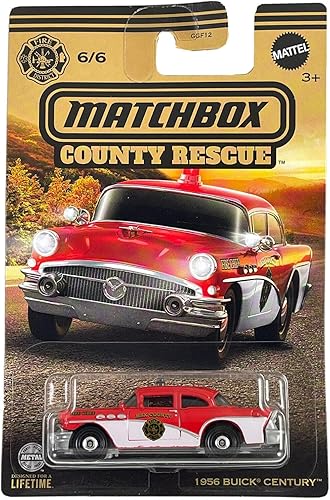Matchbox Rescate del condado 1956 Buicks Century 6/6