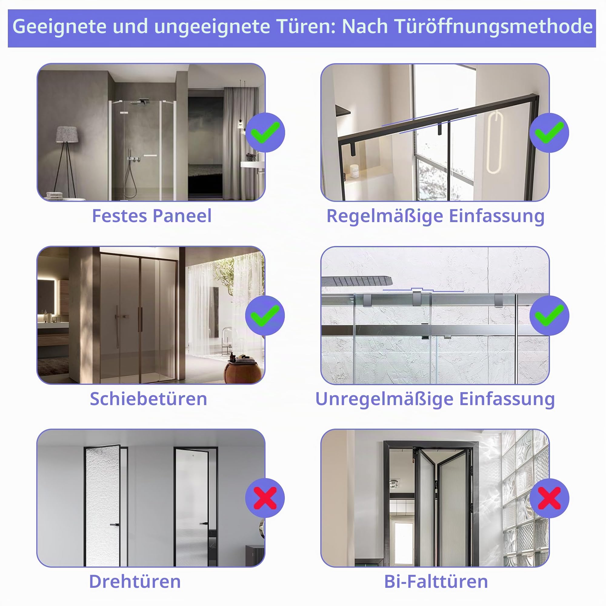 Duschablage zum Hängen, 3. Stock Duschablage 0hne Bohren Mattweiß, Badezimmer Organizer mit 4 Saugnapf zur Unterstützung & 8 Beweglichen Haken Ausgestattet, Shampoo Halterung Dusche für Glasduschtüren