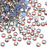 Vista 12 de Jollin Hot Fix - Diamantes de imitación de cristal con parte trasera plana, gemas de diamantes de imitación de 0.189 in (20 ss, 1440 unidades, rosa)