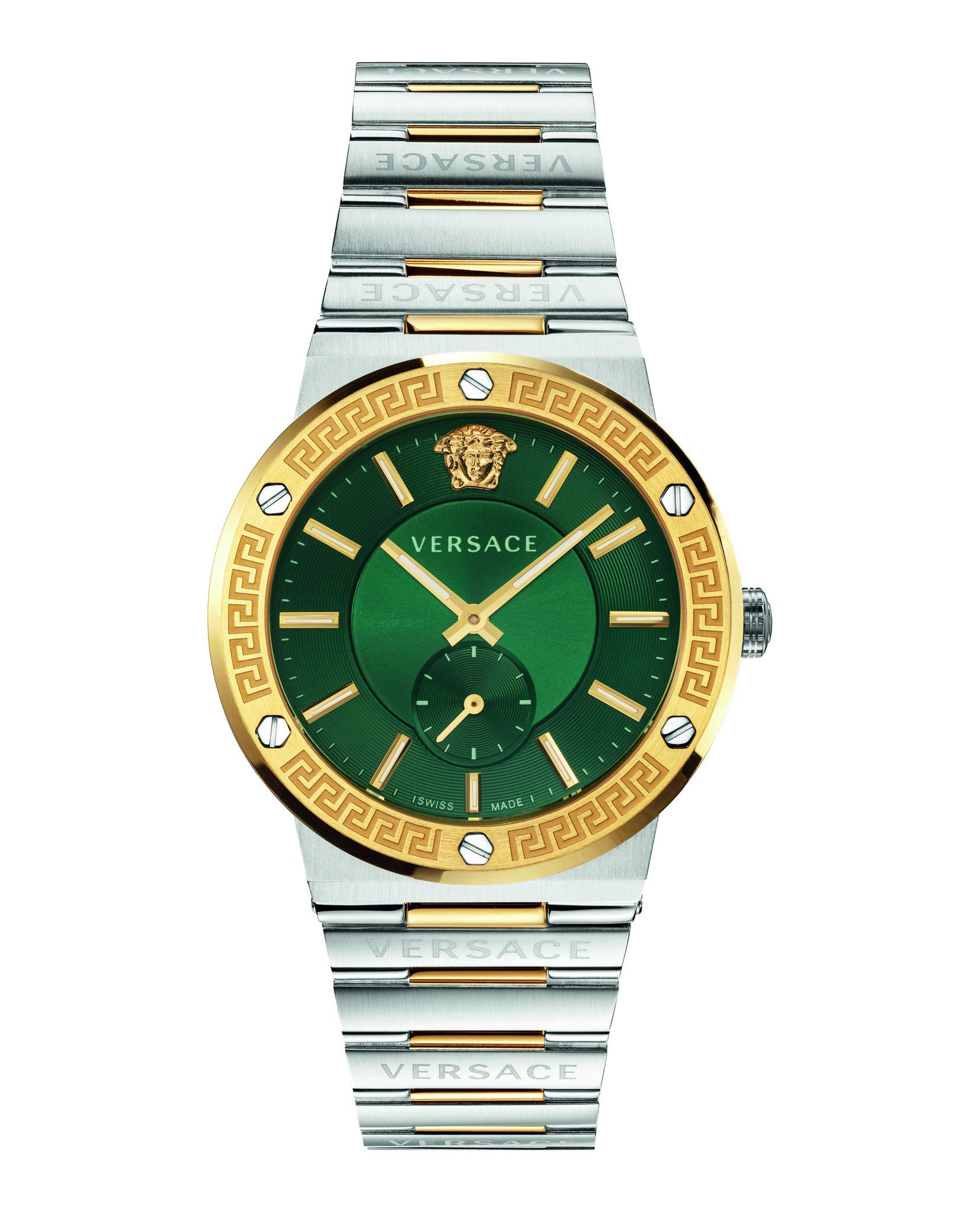VersaceVEVI00420 Greca Logo Horloge 41mm, bracelet