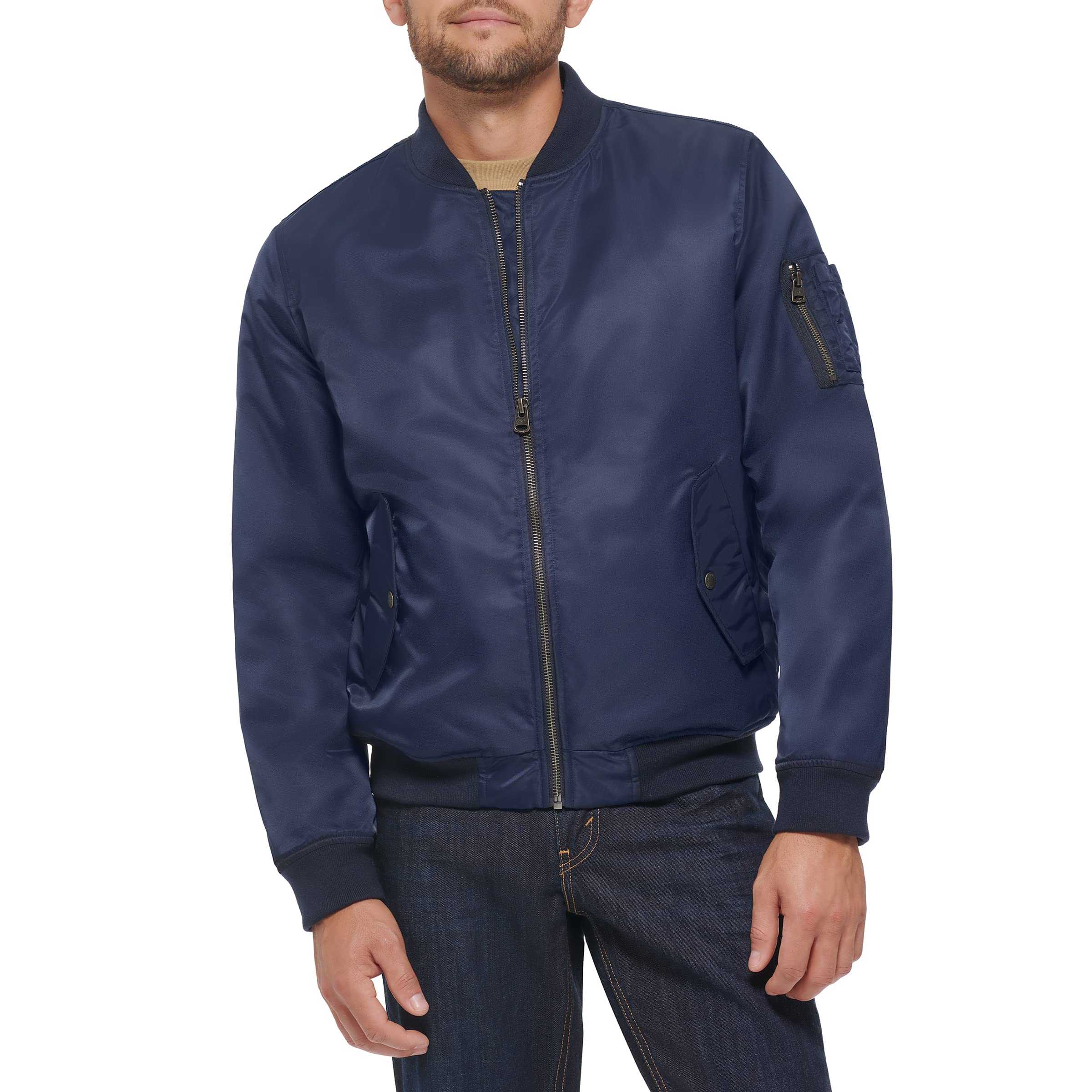 Levi's Men's Flight Satin Unfilled Ma-1 Bomber
