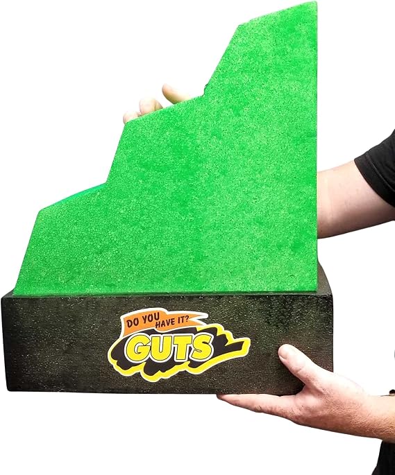 Guts Super Aggro Crag - Full Size Foam Prop - 90s TV Show Costume Accessory - Global Radical Rock Piece - Mega Trophy Gift