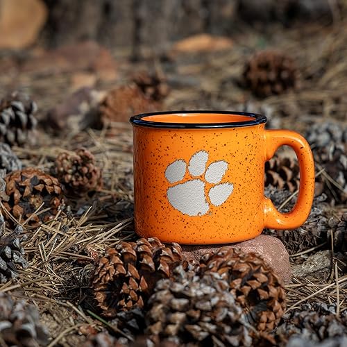 Miniatura 327 de Rico Industries NCAA Utah Utes - Taza de café personalizada de 12 onzas con logotipo grabado con láser profundo, taza de cerámica para acampar con