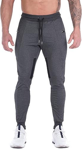 Miniatura 2 de FIRSTGYM Pantalones deportivos para hombre, ajustados, para entrenamiento, entrenamiento, muslo, malla, gimnasio, pantalones deportivos