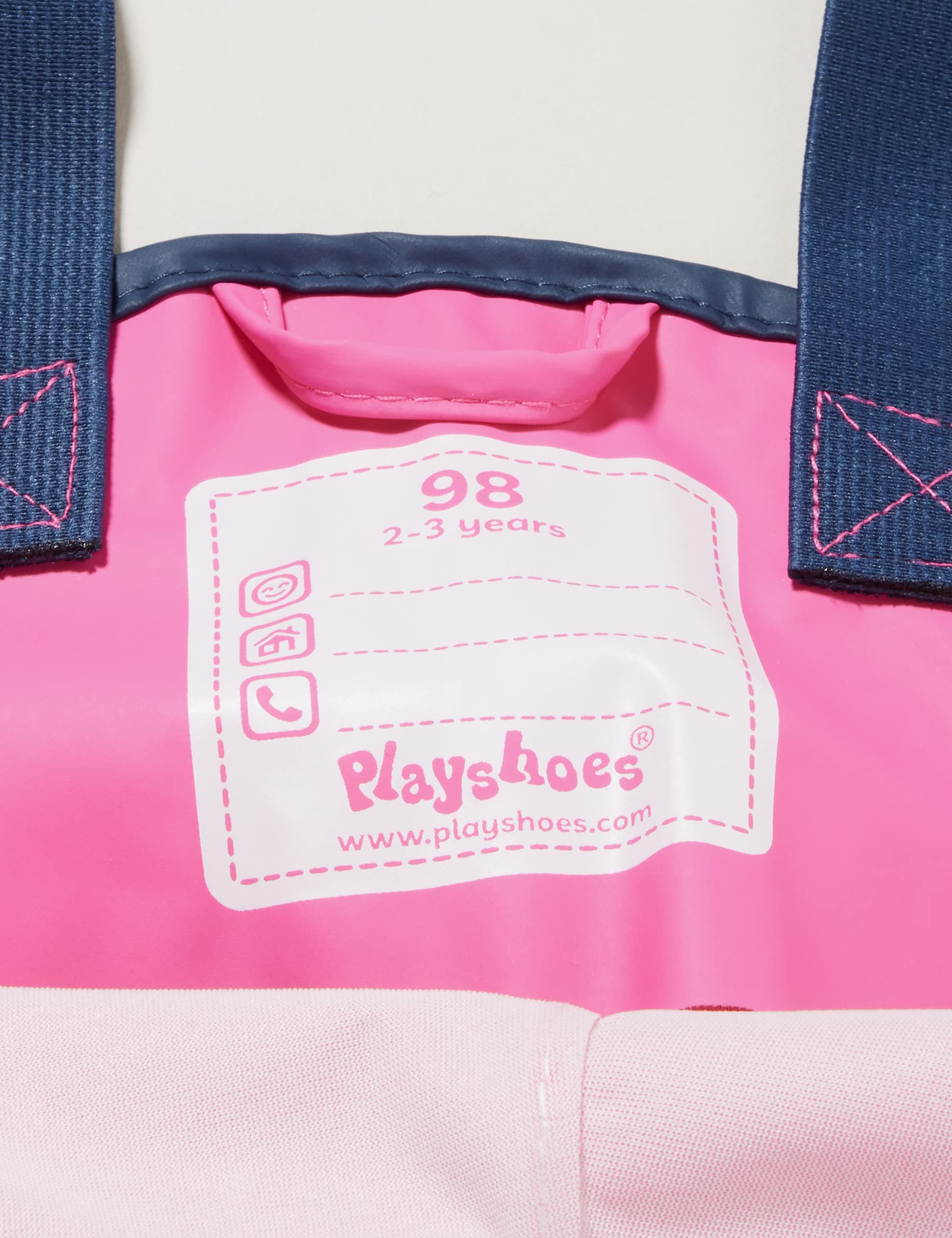 Playshoes Mixte enfant Pantalon De Pluie, Rose (Pink), 104