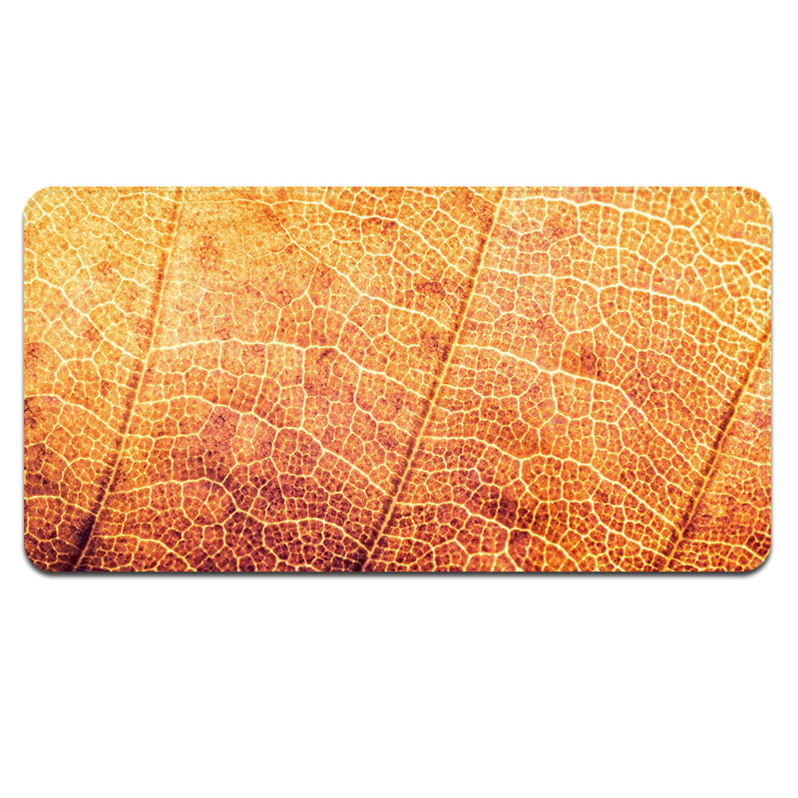 Zerbino Ingresso Esterno Foglie D'Arancio Tappeto Salotto Poliestere Zerbino Ingresso Interno Moderno Tappeti Soggiorno Cucina Lavabile Tappeto da Esterno Antiscivolo Tappeti Moderni 120x160cm