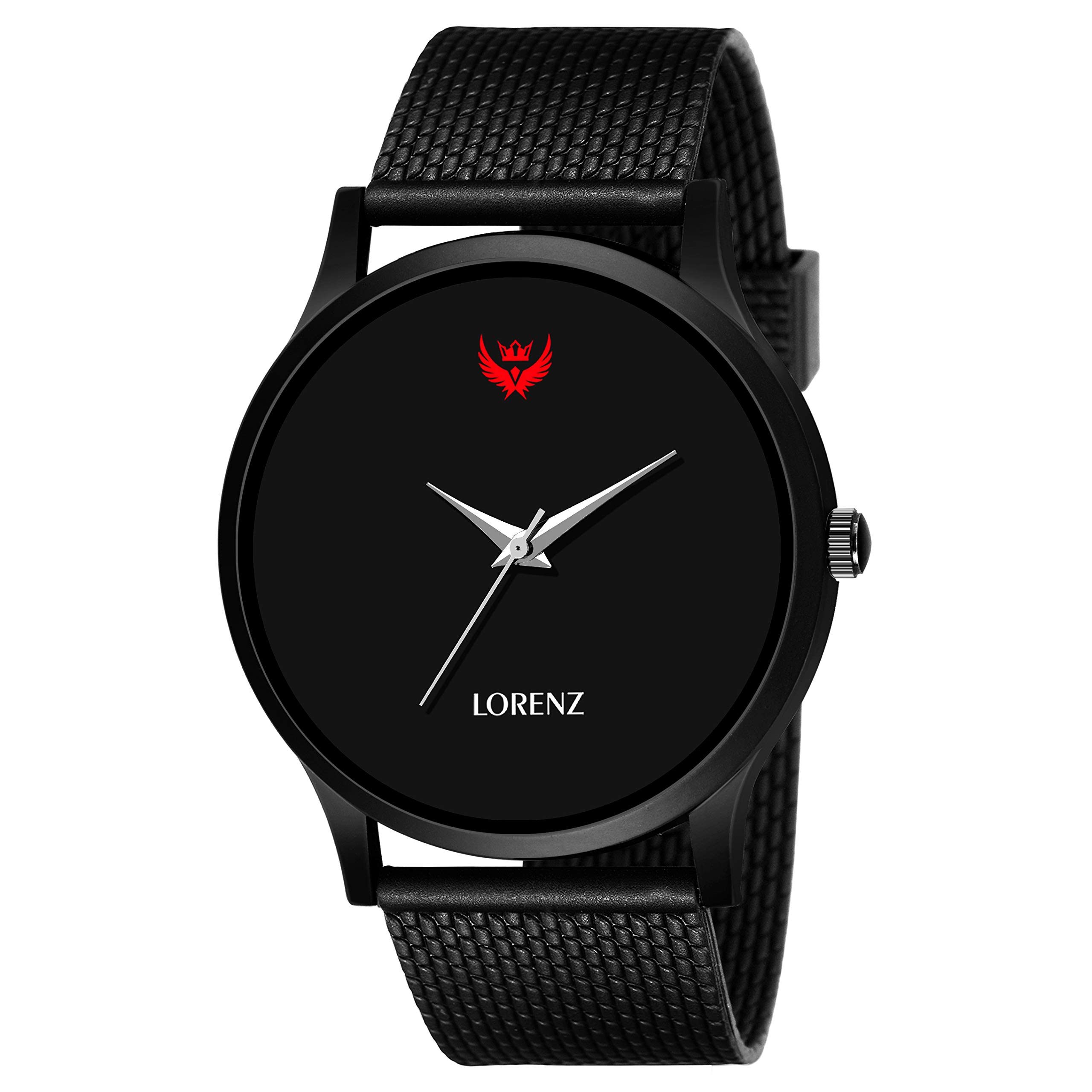 LORENZ Rubber Dress Analog Boys Watch (Black Dial Black Colored Strap) (B07NL5JQ23) Amazon Price History, Amazon Price Tracker