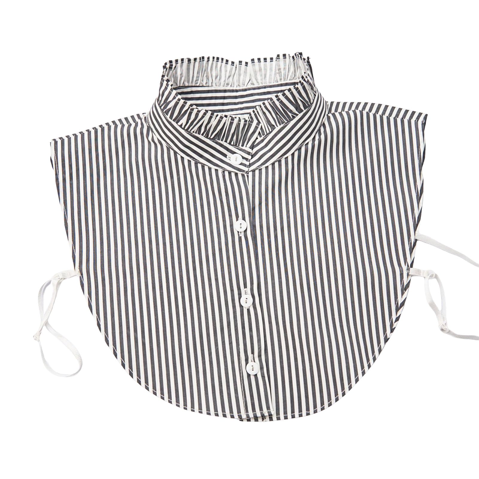 Maxtonser Detachable False Collar Stylish Multicolor Half Shirt Blouse Collar Insert Sweater Clothing Accessory for Women