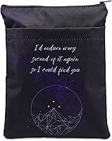 Vista 1 de BWWKTOP Velaris Bookworm - Funda para libros de Sarah, regalos para fanáticos de Rhysand I'd Endure Every Second of It Again So I Could Find You