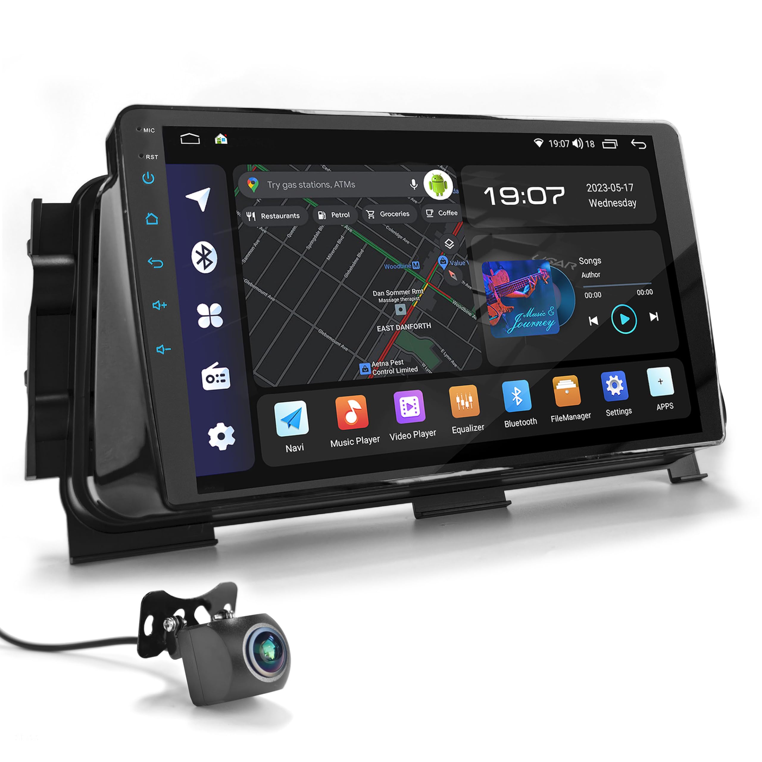 Autoradio UGAR Android 15 compatibile per NISSAN Micra (K14) 2017+; Kicks 2016+ 9 pollice Autoradio touchscreen con CarPlay wireless e Android Auto, 4GB+64GB, Bluetooth, WiFi, DSP, DAB+, navigazione G