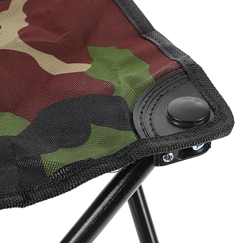Miniatura 4 de Portable Folding Camping Stool Frame Lightweight Outdoor Seat for Fishing Hiking Gardening Picnic and Beach Compact Foldable Design for Easy Carry