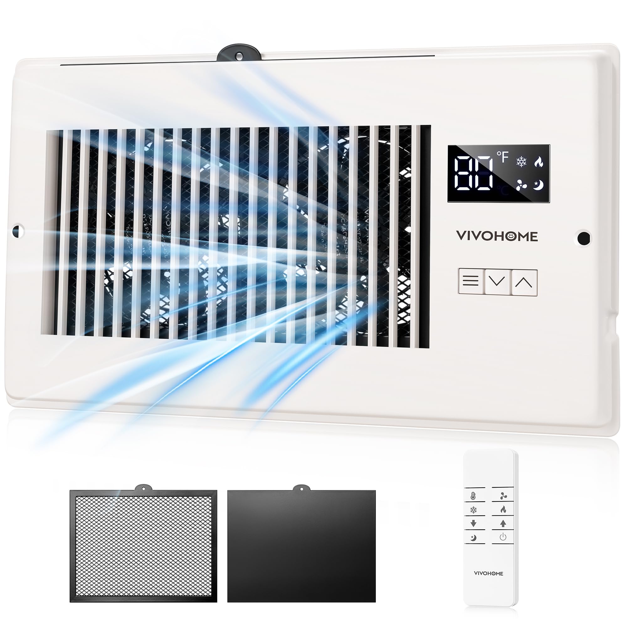 VIVOHOME Quiet Register Booster Fan 6x10