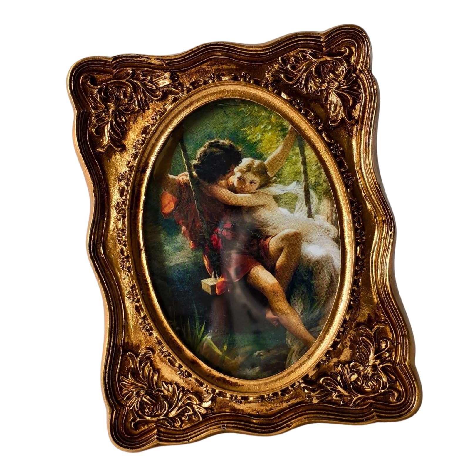 Retro Picture Frame Antique Ornate Photo Frame Tabletop and Wall Hanging Old Fashioned Picture Frames, Decorative Frames Antique Ornate Photo