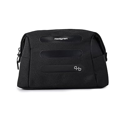 Hedgren Break Toiletry Bag Cosmetic Case Black, Polyester