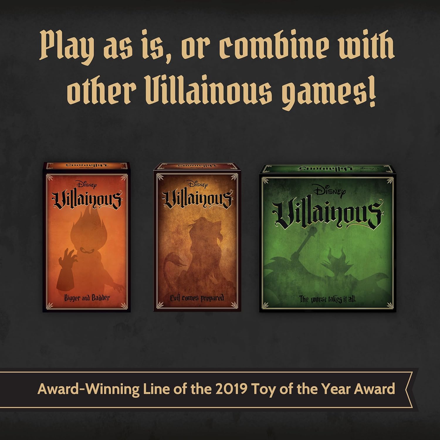 Ravensburger Disney Villainous - Perfectly Wretched - Join Disney Characters Pete, Cruella De Vil, or Mother Gothel - Play as Stand-Alone or with other Villainous Games - Award-Winning Line - Ages 10+