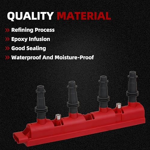 Miniatura 5 de MITZONE Bobina de encendido mejorada compatible con Chevy Cruze Sonic Volt Trax Buick Encore ELR 2011-2021 2011-2021 Reemplazar 25198623 55579072