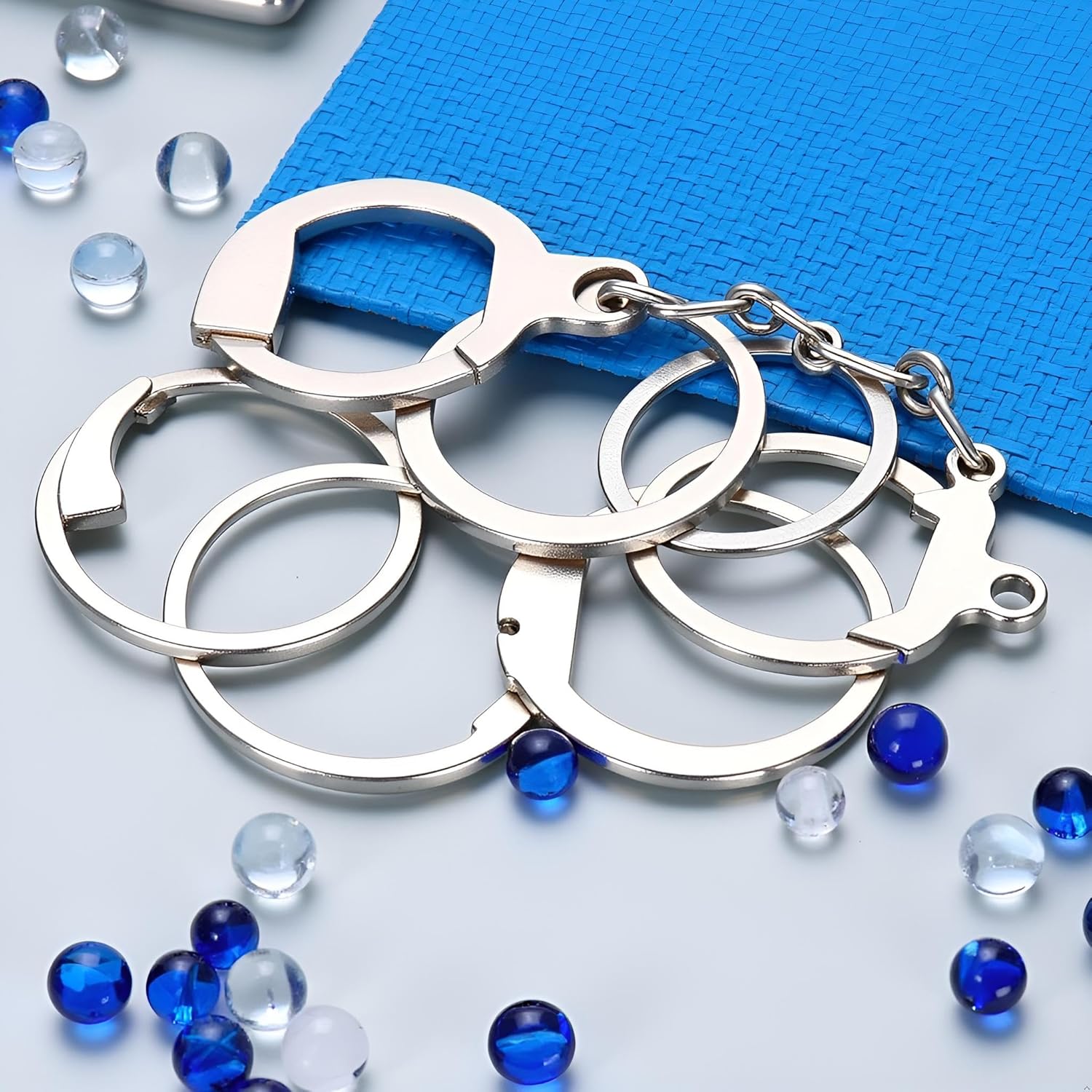 20 Pieces Surgical-Grade Stainless Steel Lever Earring Hooks - Open Loop Findings with 14×12mm Hoop Bases for DIY Jewelry Making Supplies (Silver) - Image 2