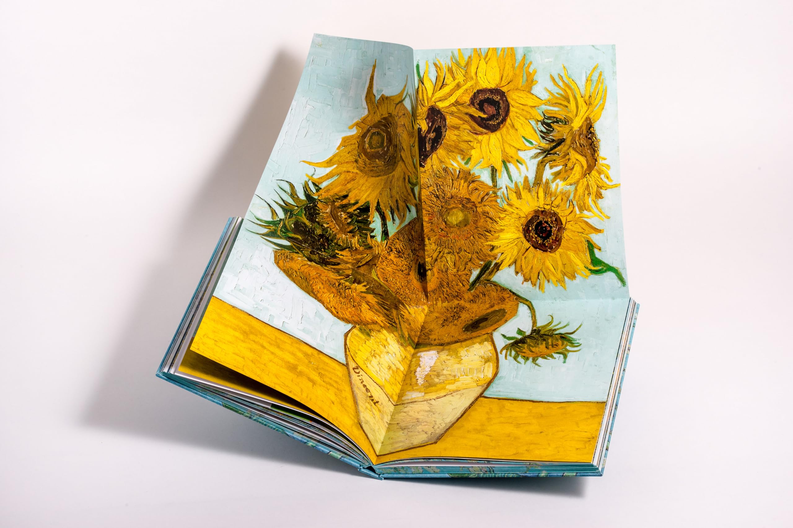 Van Gogh: Meisterwerke - Kunst groß im Bild - Seine Hauptwerke in einer attraktiven Leinenausgabe mit Motiv-Farbschnitt und sechs opulenten Ausklapptafeln (Meisterwerke im Großformat, Band 1)