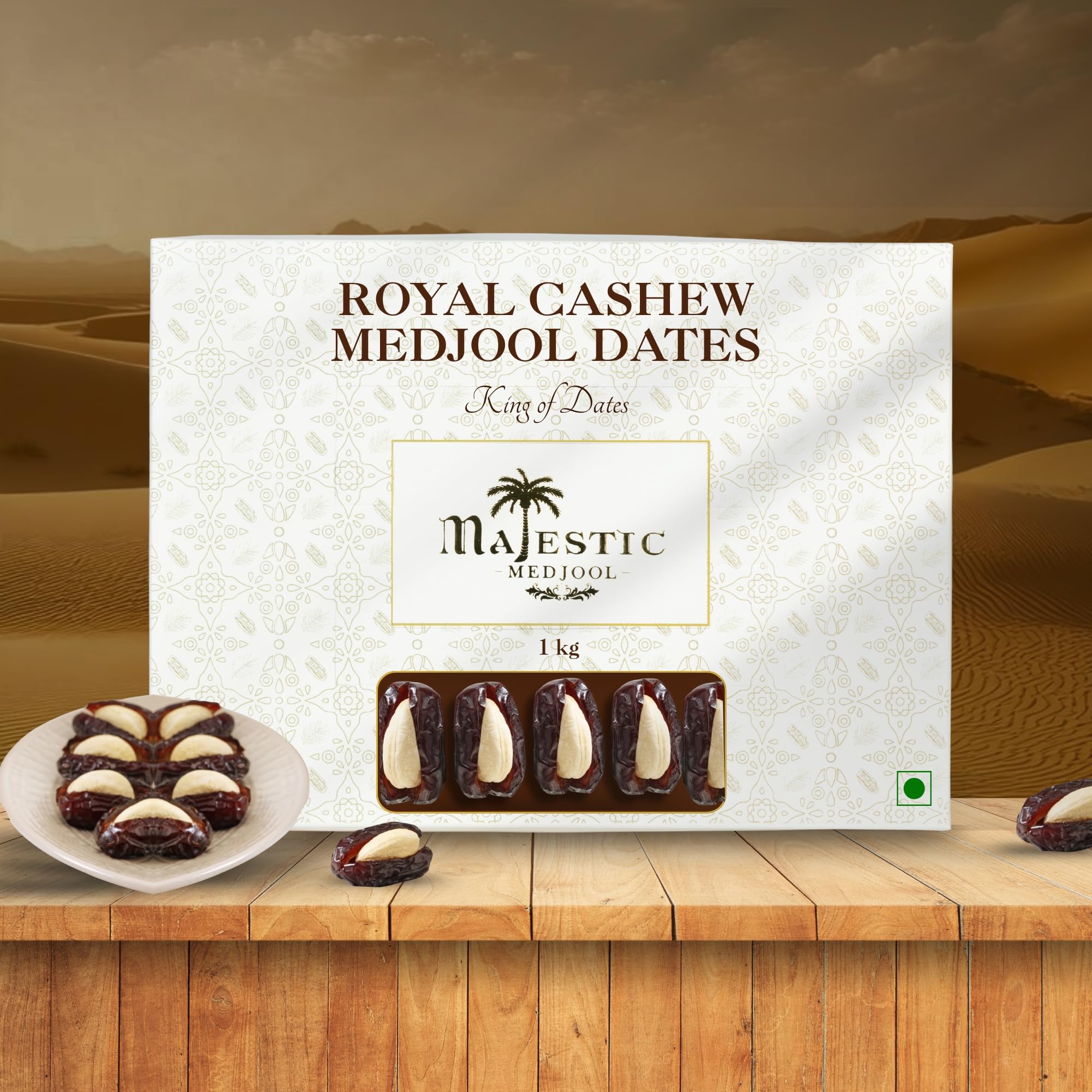 Premium Medjool Cashew Filled Dates 1kg | Handpicked Soft & Juicy Medjool Dates Stuffed with Roasted Cashews | 100% Natural Healthy & Gourmet Dry Fruit Snack | High-Fiber, Protein & Nutrient-Rich Superfood | Delicious Natural Energy Booster for Kids & Adults | Perfect for Gifting, Festive Hampers, Desserts, Baking & Everyday Snacking | No Added Sugar, Preservatives or Gluten-image-35