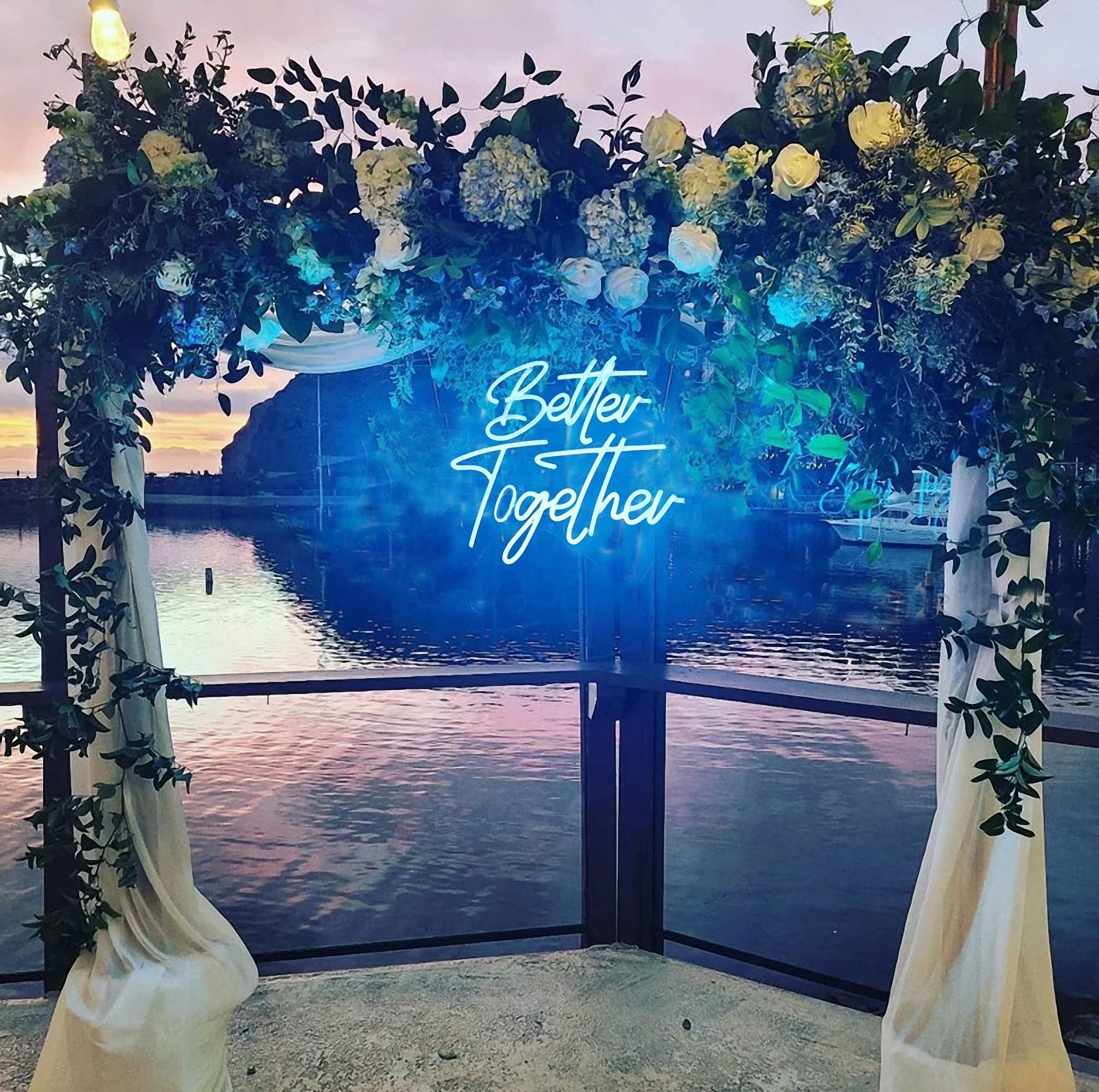 結婚式 ネオンサイン ネオンライト better together Amazon | Better Together ネオンサイン、結婚披露宴の装飾ライト