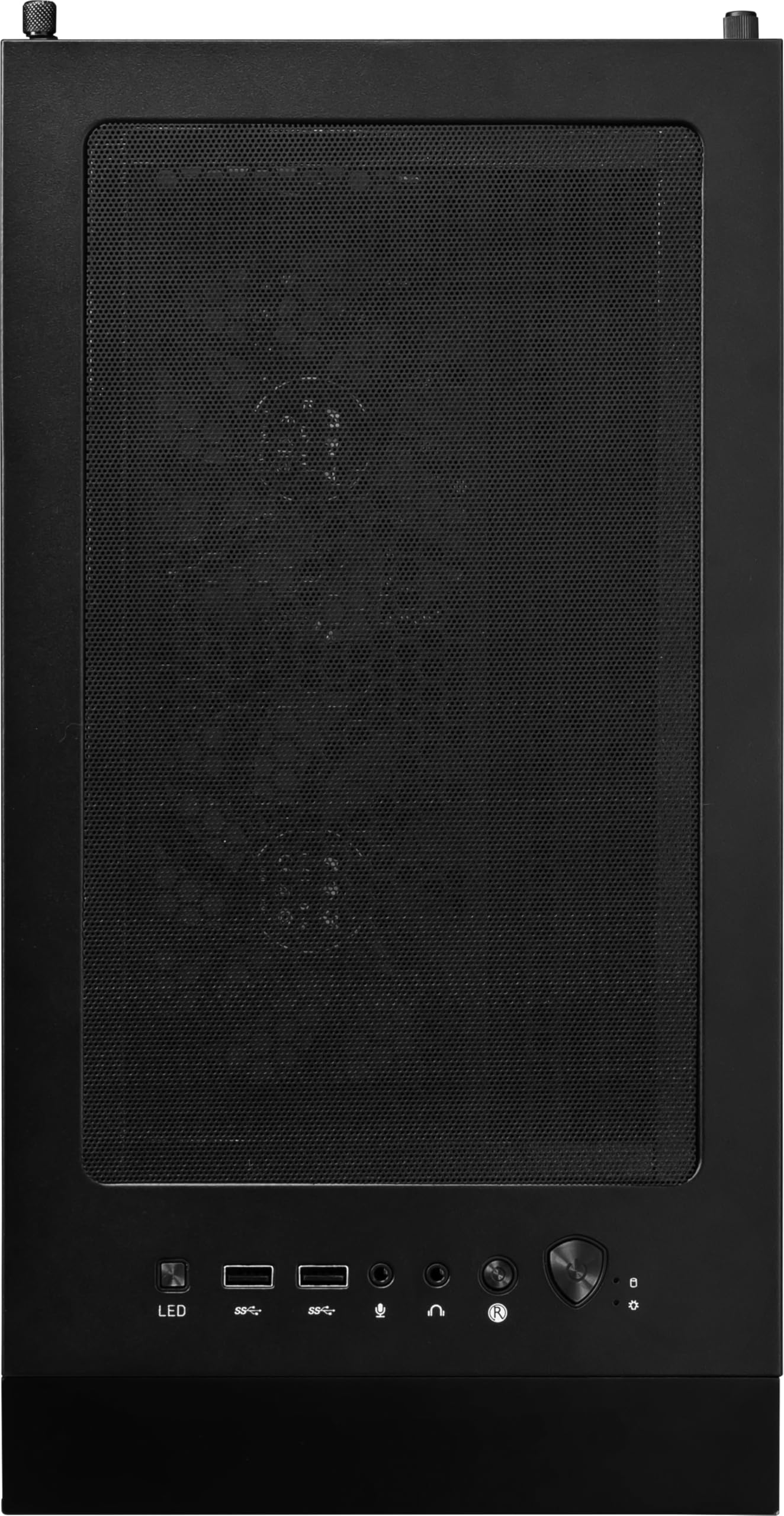 MSI MAG FORGE 120A AIRFLOW Mid-Tower PC Case - ATX Capacity, up to 330mm RTX 40 GPU Support, 6 x 120mm ARGB Fans, Magnetic Dust Filters, Tempered Glass, 1-6 ARGB Control Board, USB 3.2 Gen 1 Type-A — view 10