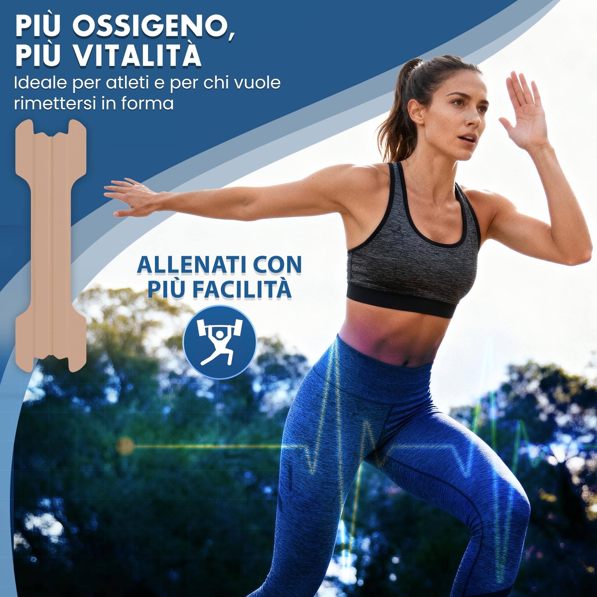 Cerotti Nasali Antirussamento - HASLOM - Cerottini Nasali Respira Bene Strisce Nasali per Non Russare Naso Strips Dilatatori Nasali - 60 Pz 2 mesi