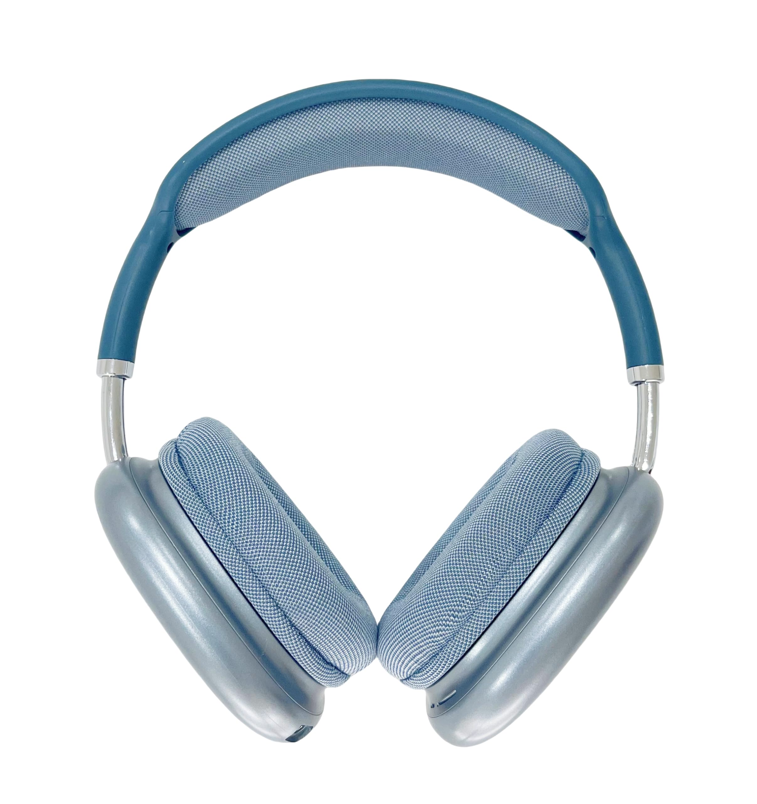 TEISCHE Auriculares Inalámbricos Supraaurales de Bluetooth 5.3 con Bass y Sonido de HiFi Casco de Diadema Audífono Moderno con Cancelación de Ruido (Azul)