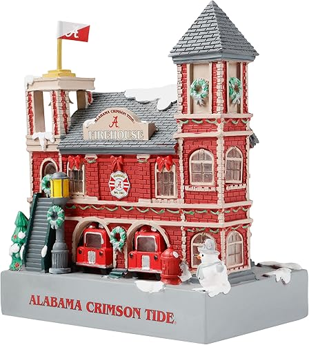 Miniatura 4 de FOCO NCAA - Aldea navideña de resina coleccionable con logotipo de equipo de la NCAA unisex para adultos