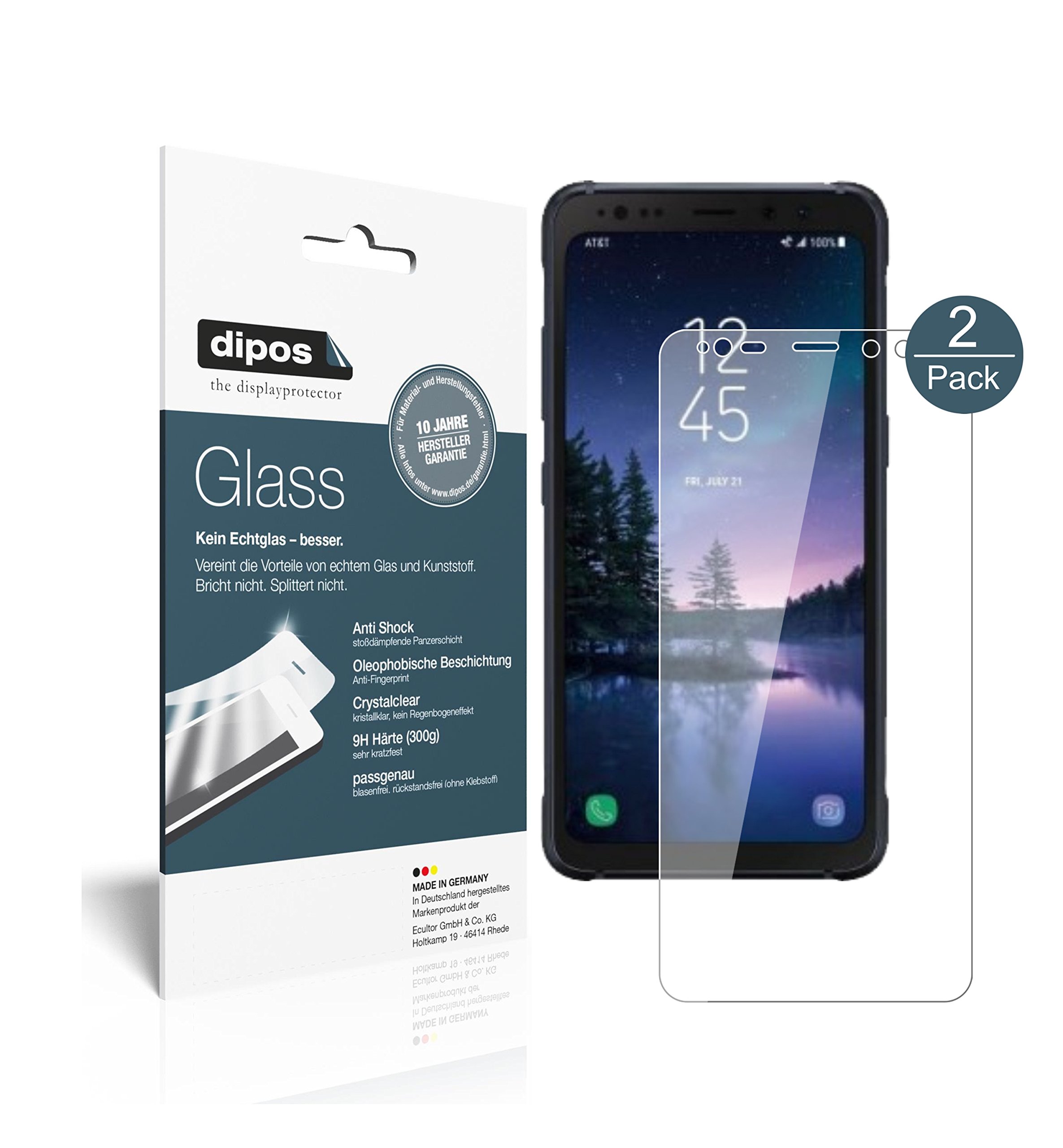 dipos I 2X Pellicola Protettiva antiriflesso Compatibile con Leagoo Z6 Pellicola di Protezione