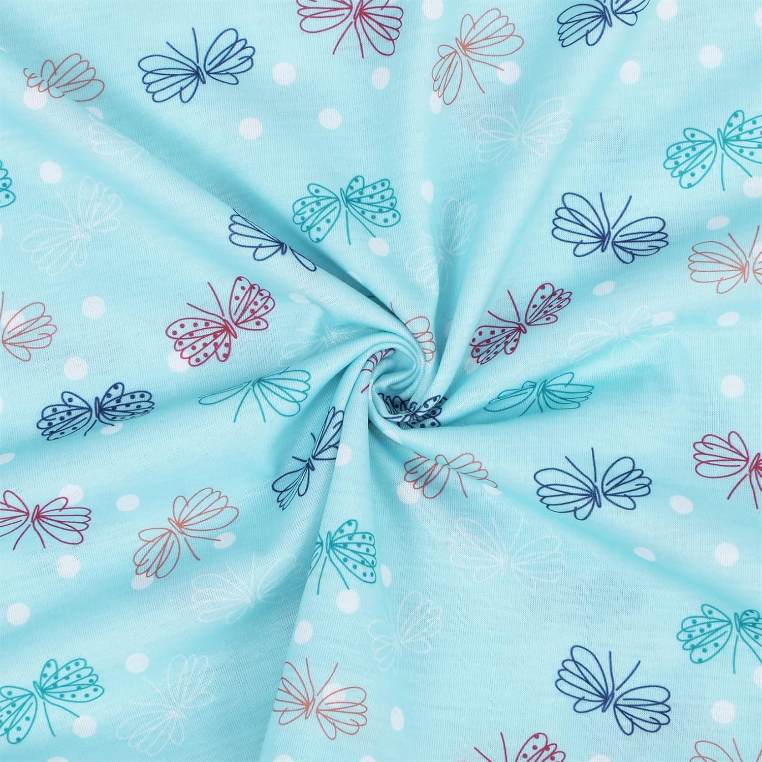 Century Star Women Summer Pajamas Soft Sleepwear Top with Capri Pants Ladies Short Sleeve Cotton Pajamas Sets - Image 4