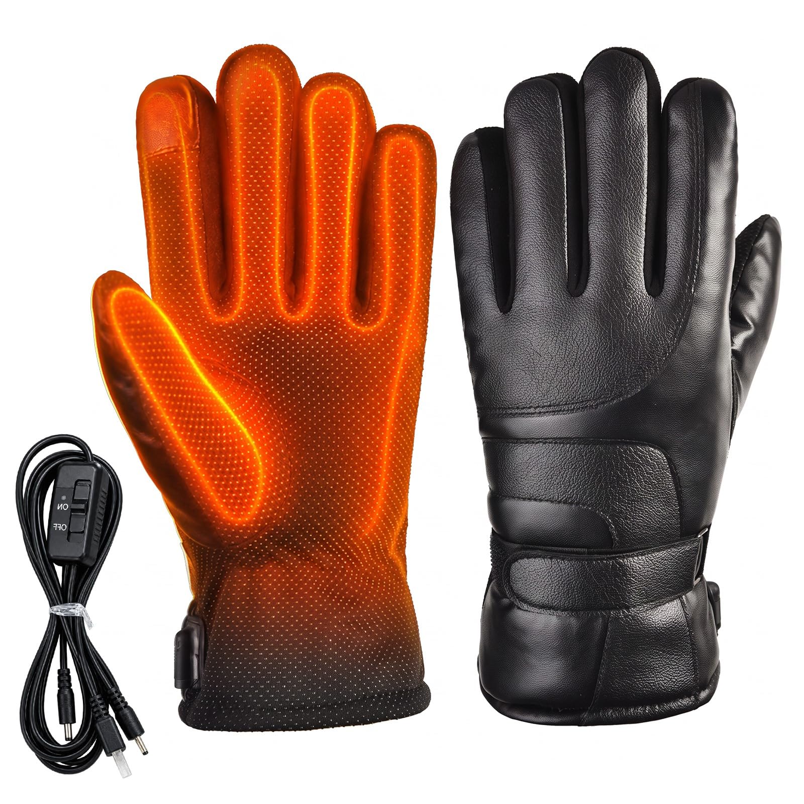 Heated Gloves Men's Rechargeable Heating Gloves