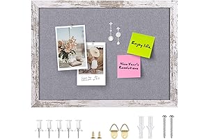 Decorative Gray Felt Bulletin Board