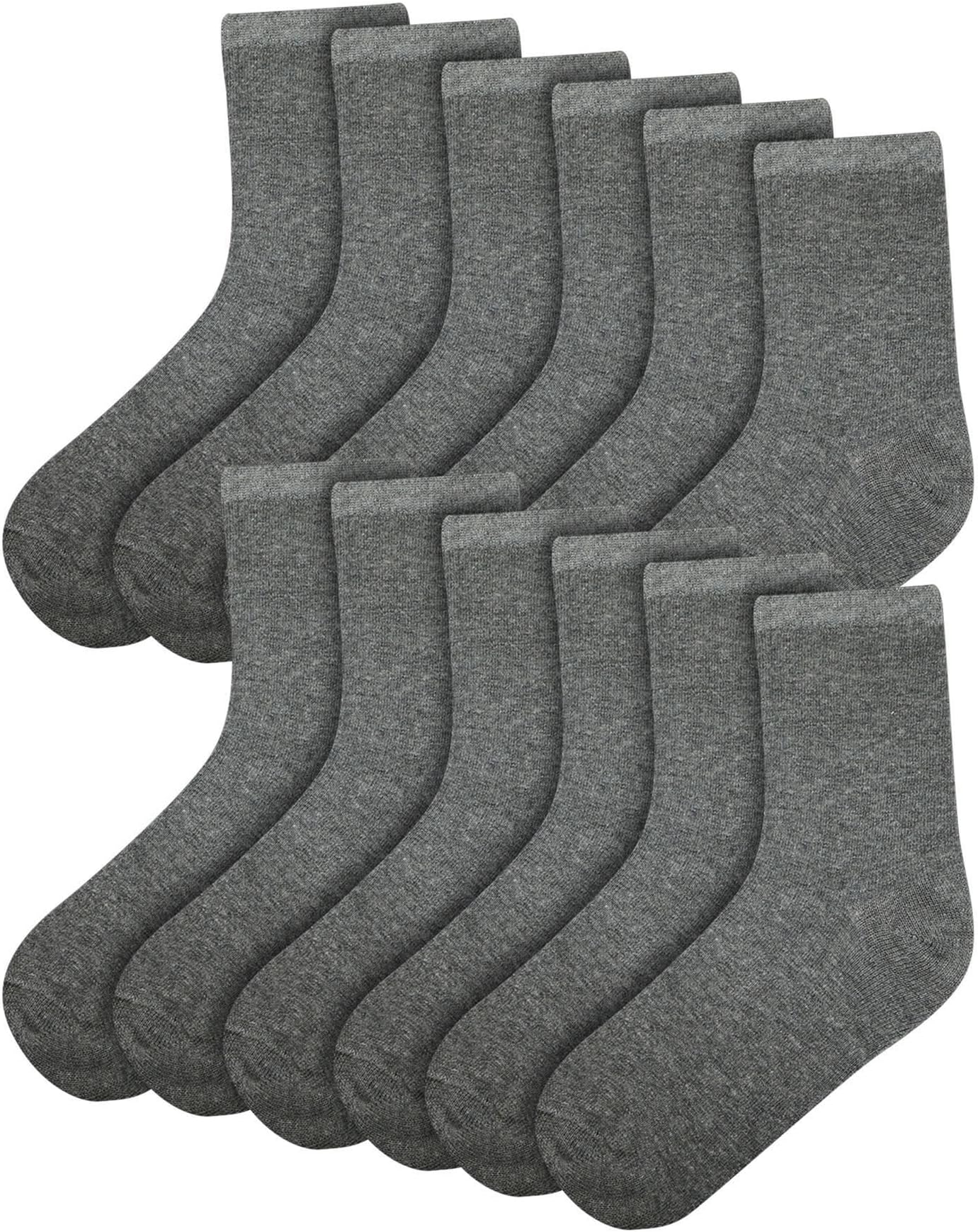 Boys Girls Children Kids Back to School Cotton Rich Plain Ankle School Socks Pack Of 6 Age 2-3 Years UK Shoe Size (6-8.5), 3-6 Years (9-12), 6-9 Years (12.5-3.5), 10-14 Years