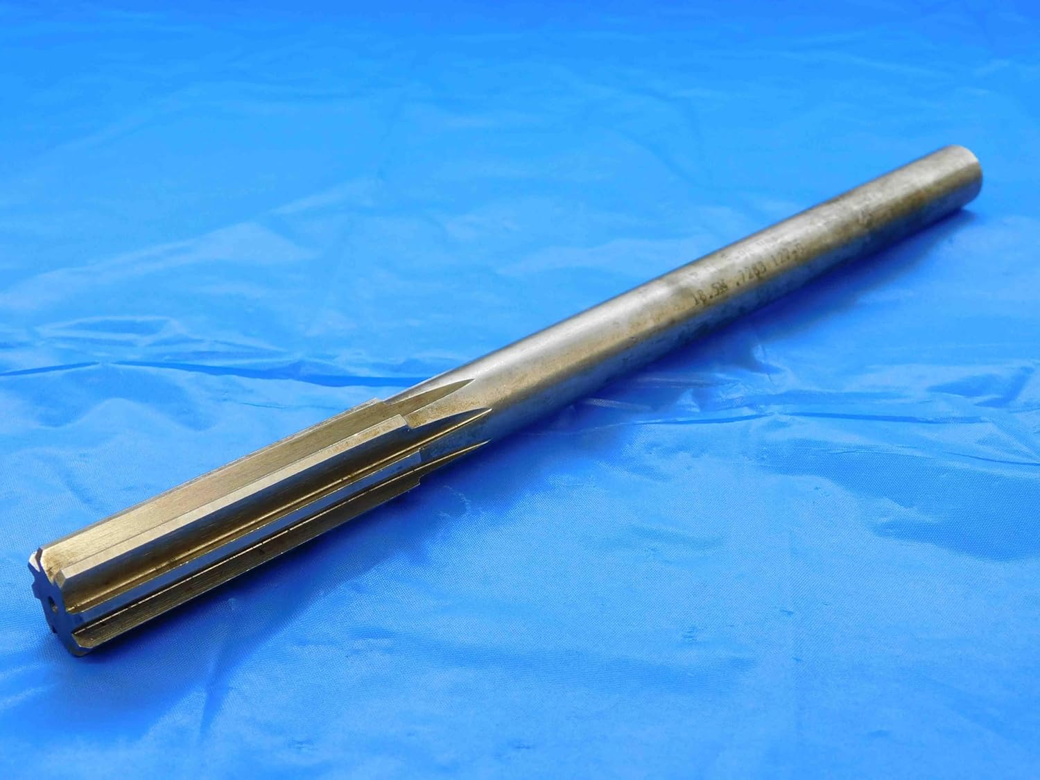 M & J Tooling LLC Alvord Polk 18.5mm O.D. HSS Chucking Reamer 8 Flute .7283 USA Made APT - JC0627CP2