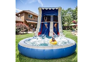 Inflatable Water Slide 24FT(L) for Kids and Adults
