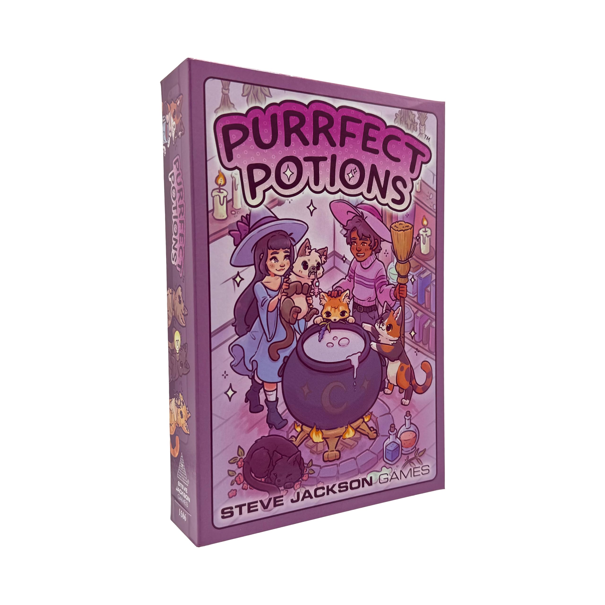 Steve Jackson Games | Purrfect Potions | Gioco di dadi e pozioni con gatti magici | 2–4 Giocatori | 30 Minuti