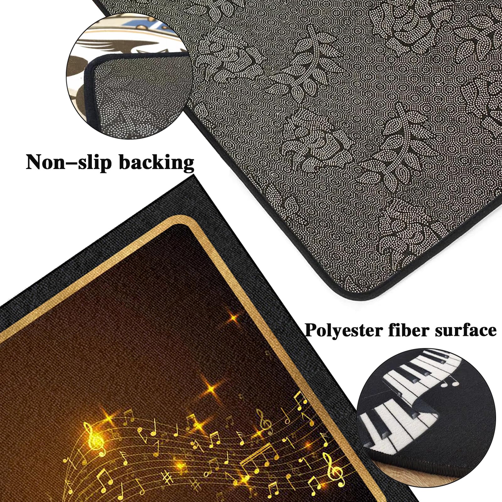 230 x 180 cm Tappeti Batteria Acustica Tappeto Batteria Elettronica Antiscivolo Tappeto A Tamburo Insonorizzante per Grancassa Rullante E Altri Componenti del Set di Tappetini Tappetino Insonorizzato