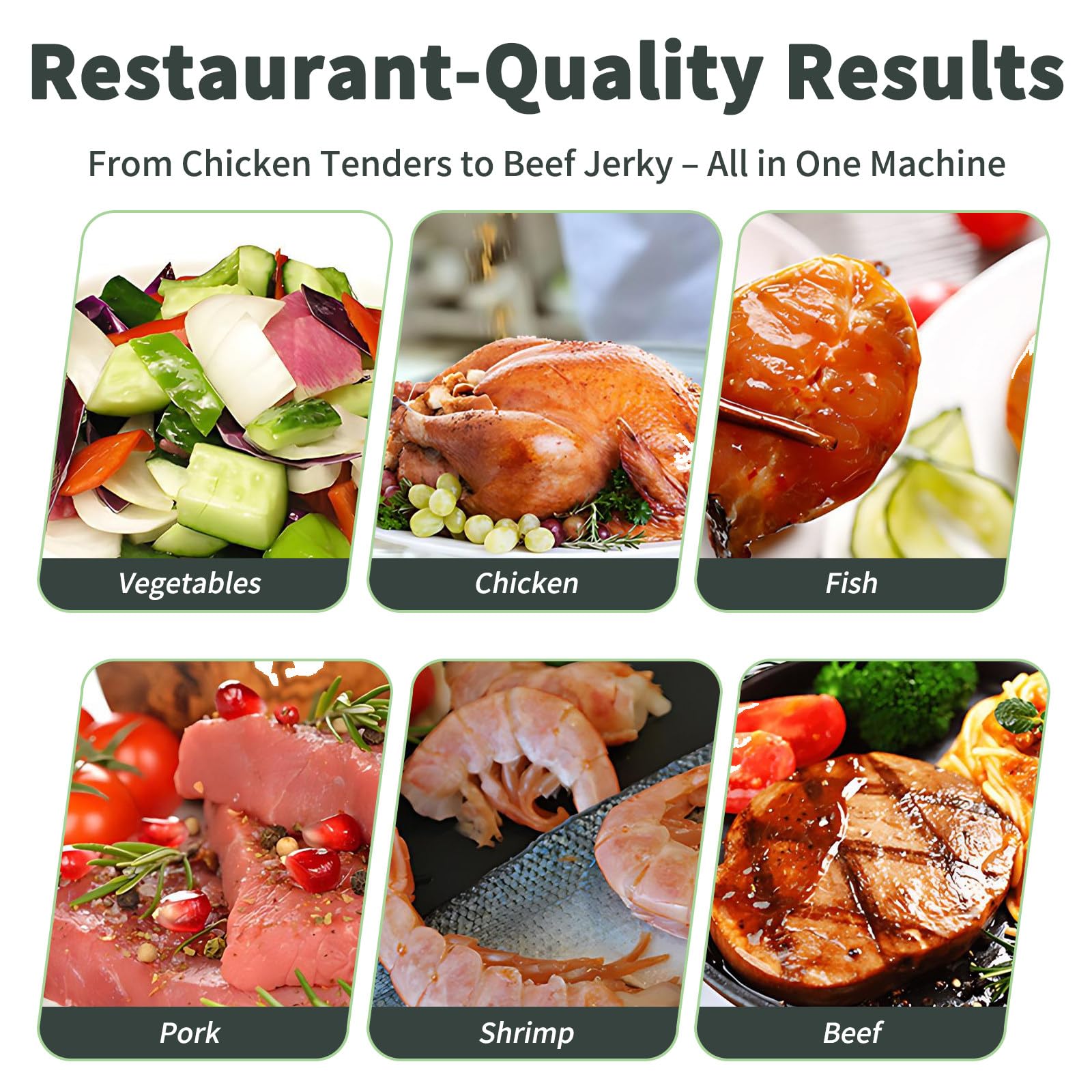 Marinador al vacío para Carne, Aves y mariscos, marinador eléctrico Comercial de 18 litros, Cuerpo de Acero Inoxidable, con 3 velocidades y Temporizador, ablandador de Carne