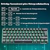 TMKB T61SE Gaming Mechanical keyboard with German QWERTZ layoutBlue switch Black