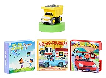 Little Tikes Story Dream Machine Go, Go, Vehicles Story Collection, Storytime, Books, Trucks, Random House, Audio Play Character, Gift and Toy for Toddlers and Kids Girls Boys Ages 3+ Years