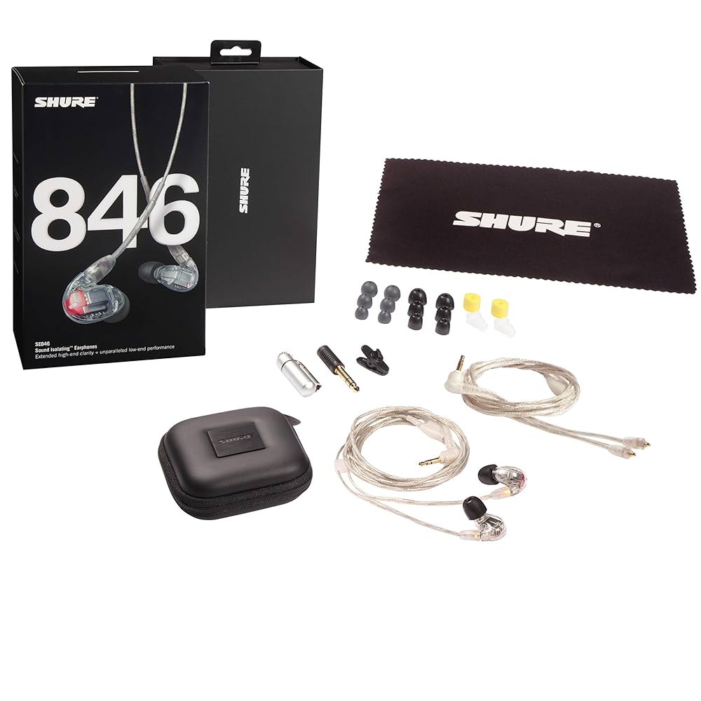 SHURE846、CL+BT１－Ａ SHURE SE846-CL+BT1-A [クリスタルクリア] 価格比較 - 価格.com