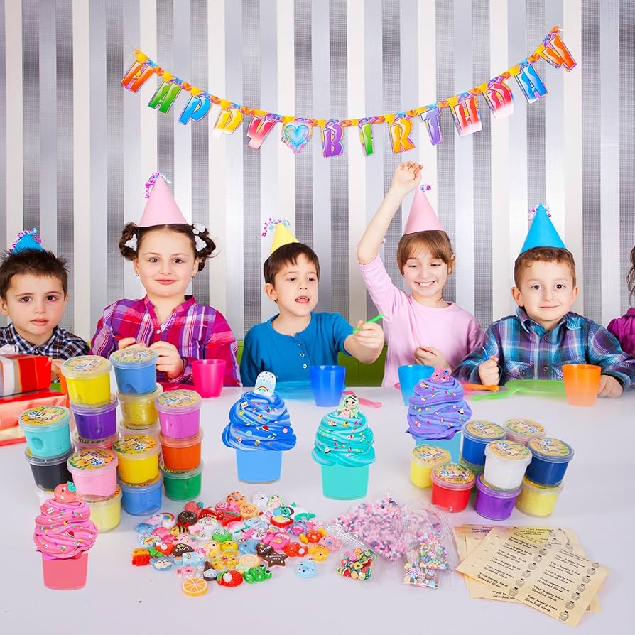 Clear Blue Slime - Slime Clear Slime - Non-Toxic Stress Relief For Kids