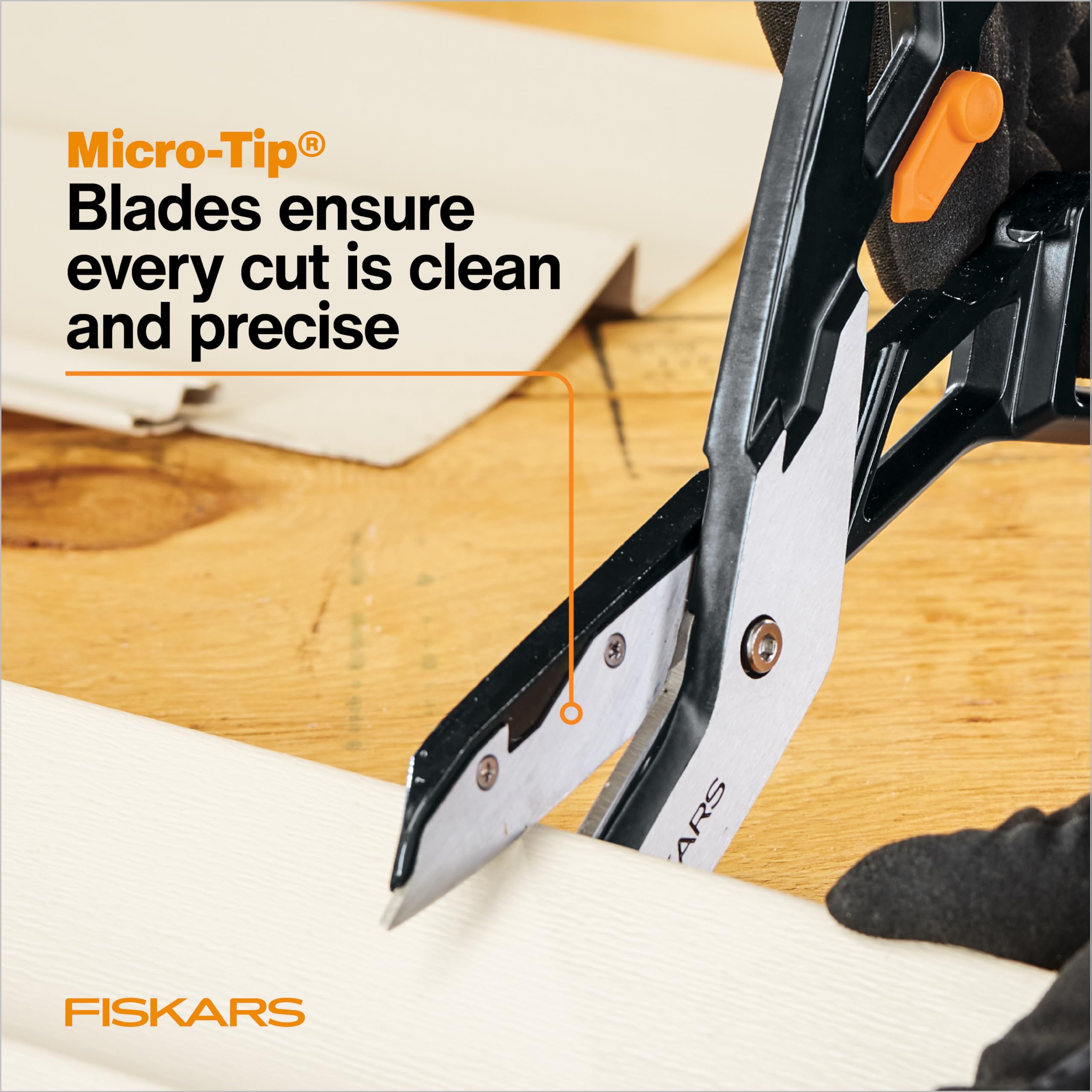 FISKARS PowerArc Easy Action Aluminum Tin Snips Replacement Blades - Image 4