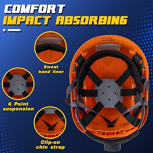 Miniatura 4 de Safety Helmet Forestry Chainsaw Helmet with Face Shield and Ear Muffs LOHASWORK Forestry Hard Hat