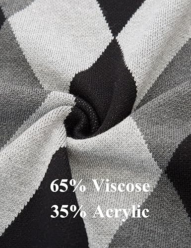 Miniatura 6 de Paul Jones - Chaleco de punto con diseño de rombos para hombre