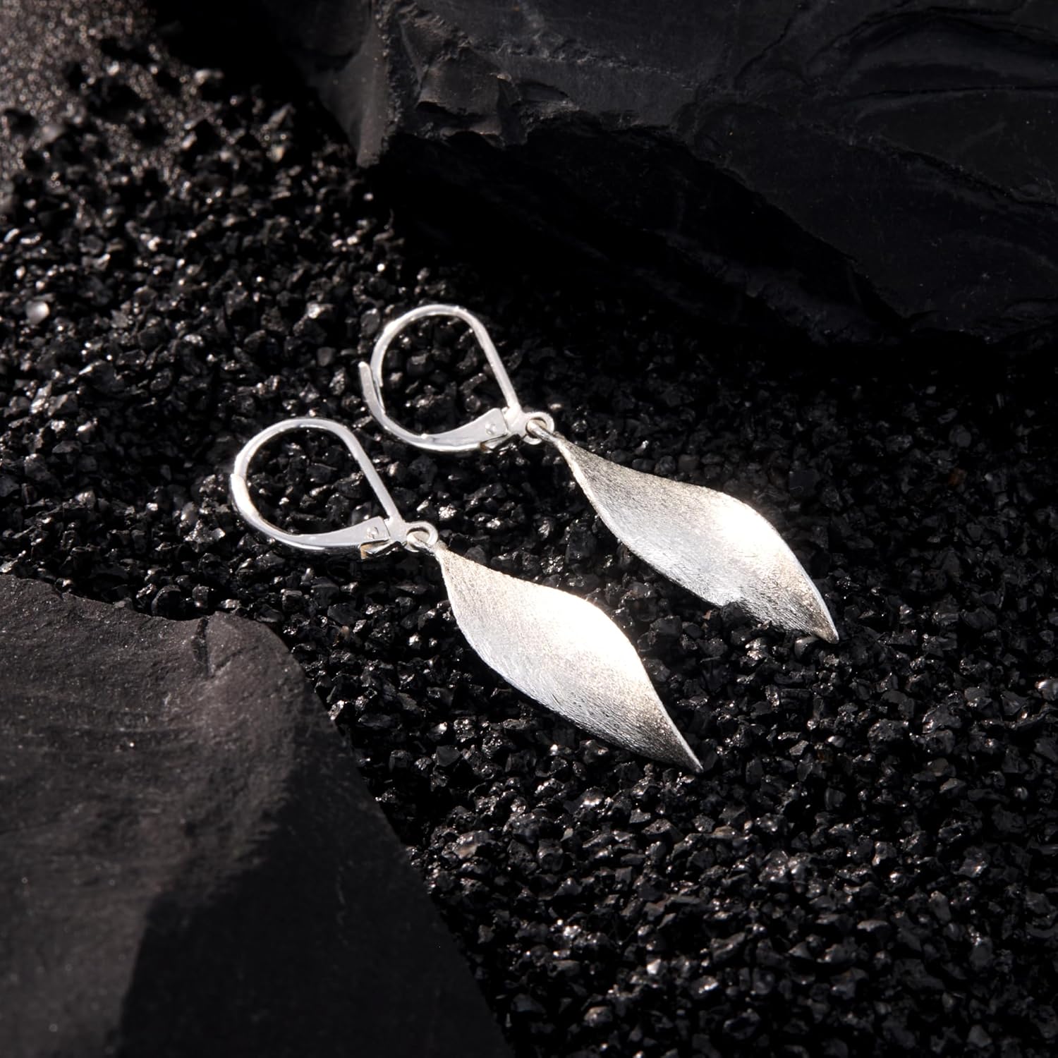 925 Sterling Silver Twisted Dangle Earrings for Women Hypoallergenic Handmade Earrings 14k Gold Plated Leverback Drop Dangle Earrings Trendy for Women Jewelry Gifts - Image 9