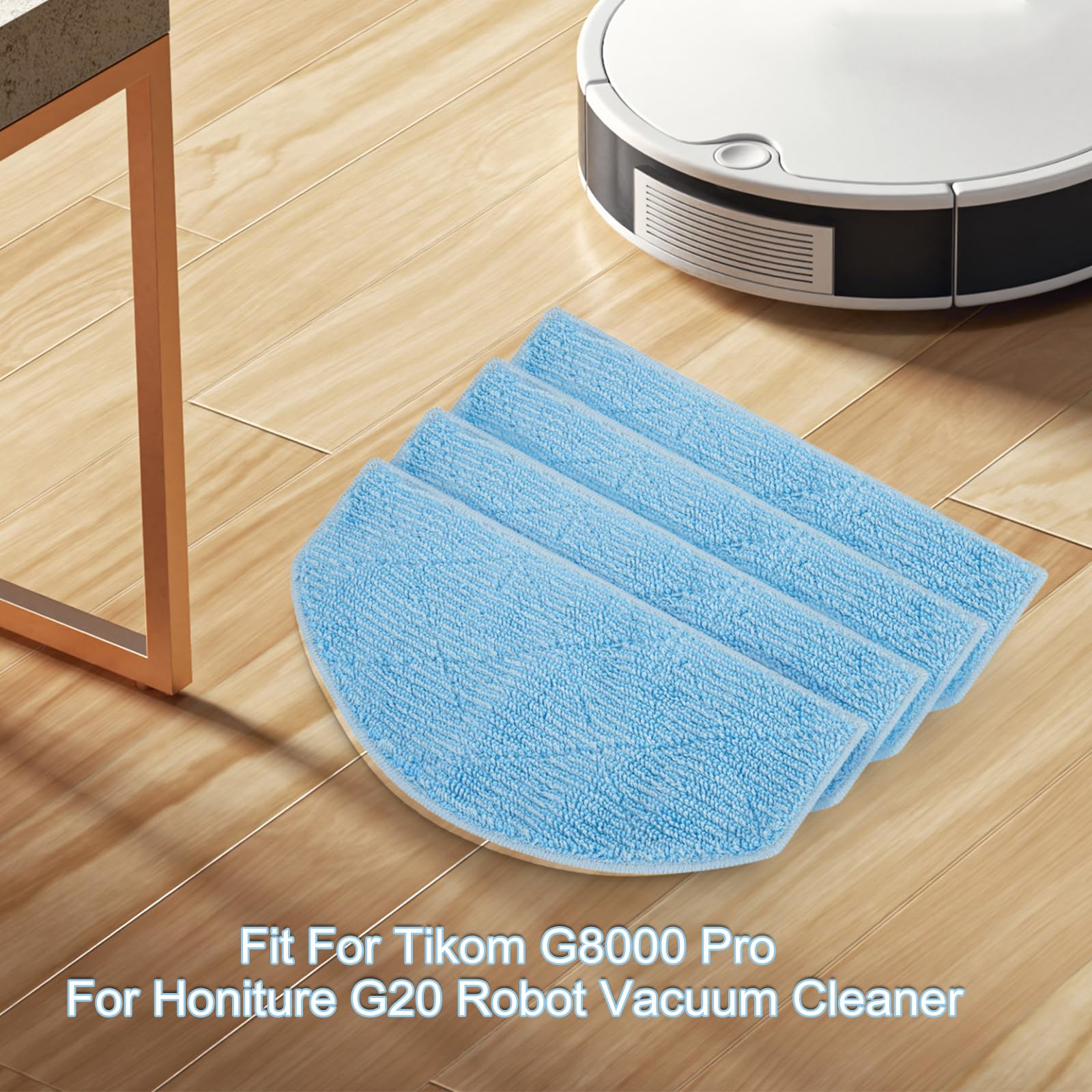 Panni Lavabili Per Aspiravapore Tikom G8000 Pro E Honiture G20 - Set 4 Pezzi