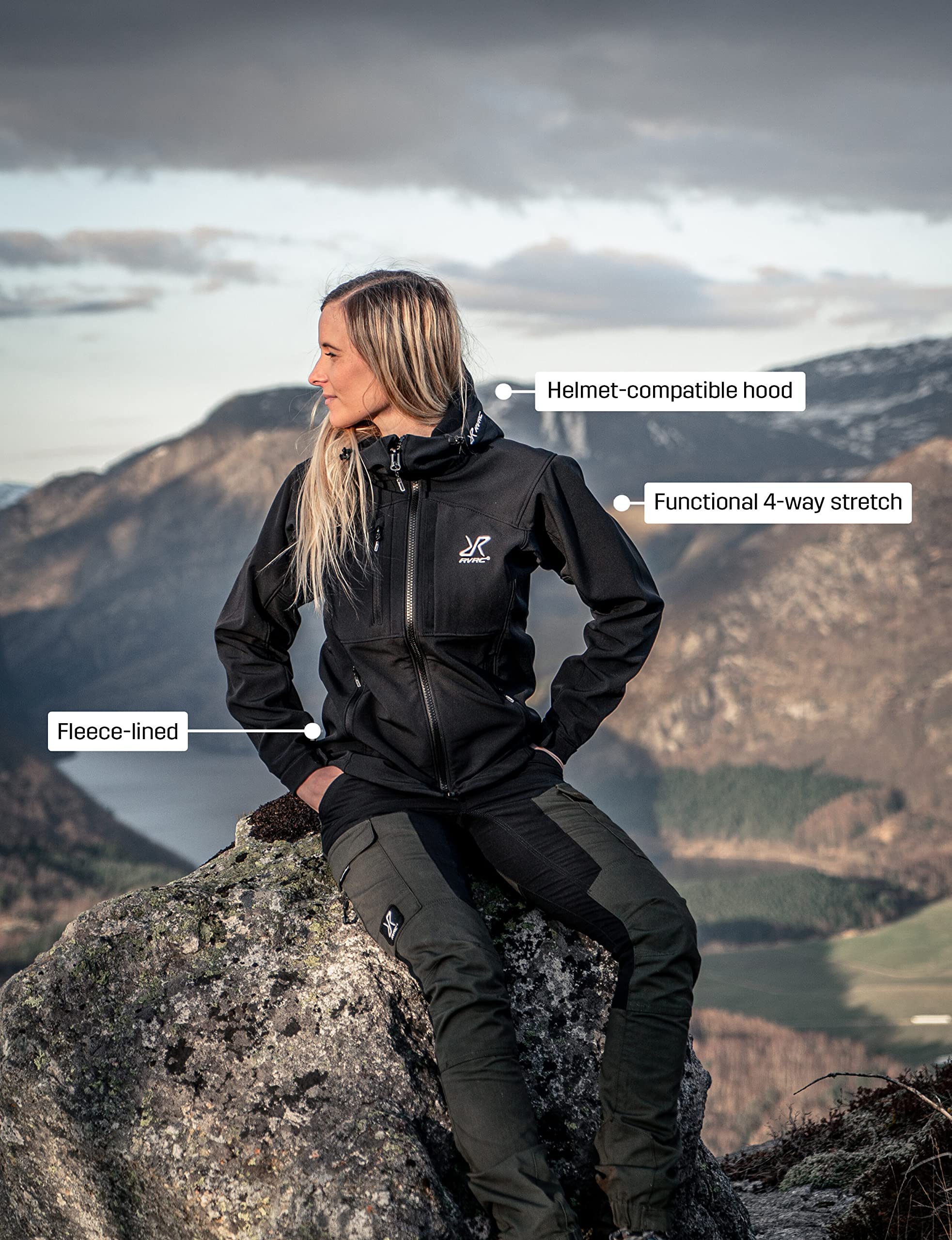 Revolutionrace Womens Hiball Jacket Ventilated And Water Repellent